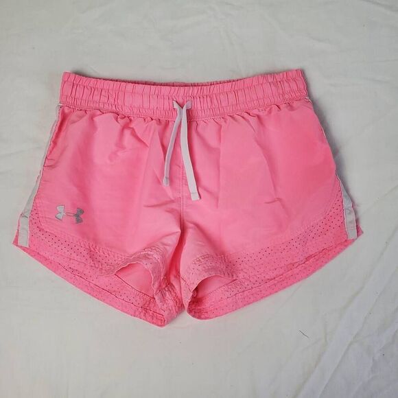 Under Armour Girls Youth Large athletic Runner Short - Picture 1 of 5